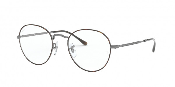 Ray-Ban Optical RX3582V DAVID Eyeglasses, 3034 DAVID HAVANA ON MATTE GUNMETAL (TORTOISE)
