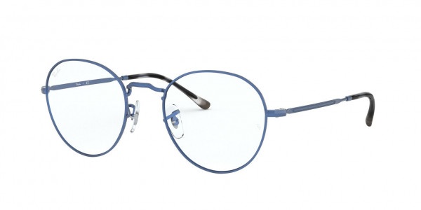 Ray-Ban Optical RX3582V DAVID Eyeglasses, 3071 DAVID SAND TRANSPARENT BLU (BLUE)