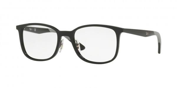 Ray-Ban Optical RX7142 Eyeglasses, 2000 BLACK (BLACK)