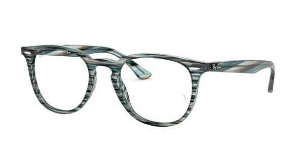 Ray-Ban Optical RX7159 Eyeglasses, 5750 BLUE GREY STRIPED (BLUE)