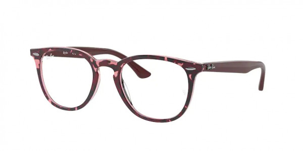 Ray-Ban Optical RX7159 Eyeglasses, 8097 HAVANA ON TRANSPARENT PURPLE (RED)