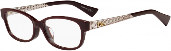 Christian Dior DIORAMAO 2F Eyeglasses, 0E63 Burgundy Pink