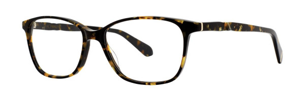 Zac Posen Matilla Eyeglasses, Gold Tortoise