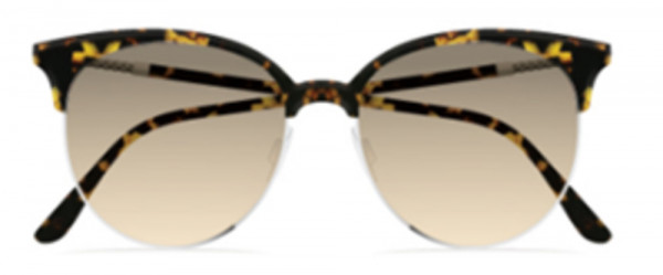 Bottega Veneta BV0133S Sunglasses, 001 - BLACK with RUTHENIUM temples and BROWN lenses