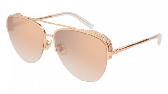 Boucheron BC0048S Sunglasses, 003 - GOLD with SILVER lenses