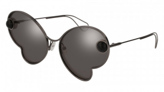 Christopher Kane CK0016S Sunglasses, 001 - RUTHENIUM with SILVER lenses