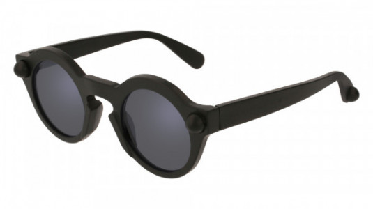 Christopher Kane CK0017S Sunglasses, 007 - BLACK with SILVER lenses