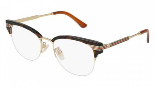 Gucci GG0201O Eyeglasses, 002 - GOLD