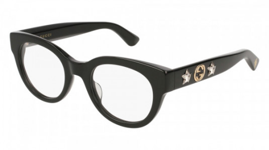 Gucci GG0209O Eyeglasses, 001 - BLACK