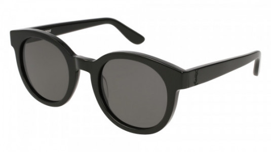 Saint Laurent SL M15 Sunglasses, 001 - BLACK with GREY lenses