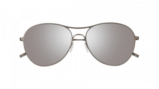 Tomas Maier TM0029S Sunglasses, 003 - RUTHENIUM with SILVER lenses