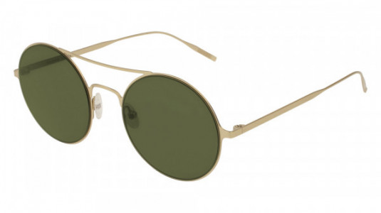 Tomas Maier TM0030S Sunglasses, 002 - GOLD with GREEN lenses