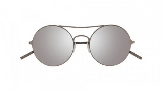 Tomas Maier TM0030S Sunglasses, 003 - RUTHENIUM with SILVER lenses
