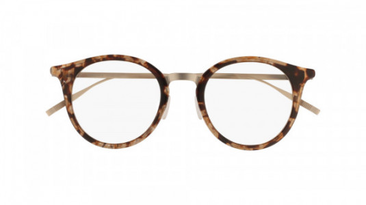 Tomas Maier TM0038O Eyeglasses, 002 - BROWN with GOLD temples