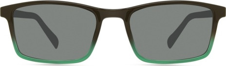 ECO by Modo FLINT Eyeglasses, GREEN GRADIENT - SUN CLIP