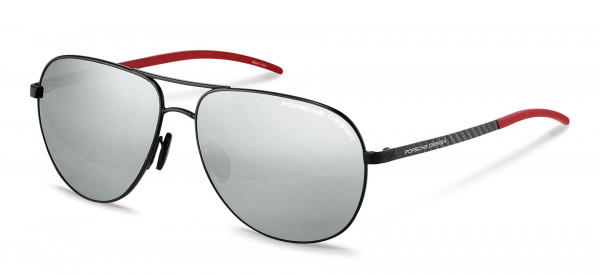 Porsche Design P8651 Sunglasses, A black (mercury, silver mirrored)