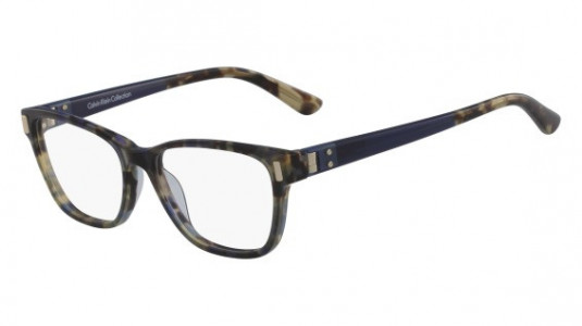 Calvin Klein CK8570 Eyeglasses, (422) CYAN BLUE TORTOISE