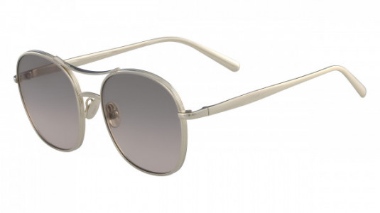 Chloé CE137S Sunglasses, (767) GOLD/BROWN PEACH