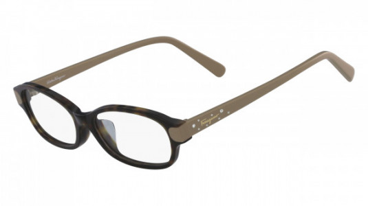 Ferragamo SF2795RA Eyeglasses, (274) HAVANA/NUT