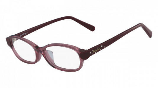 Ferragamo SF2795RA Eyeglasses, (780) ROSE/BORDEAUX