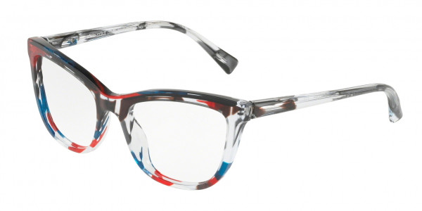 Alain Mikli A03080 Eyeglasses, 005 WAVES RED BLUE BLACK RED BLUE (RED)