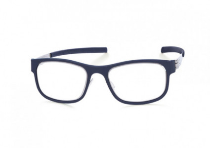 ic! berlin Friedrich Wilhelm Eyeglasses, Chrome-Marine-Blue