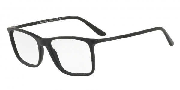 Giorgio Armani AR7146 Eyeglasses, 5042 MATTE BLACK (BLACK)