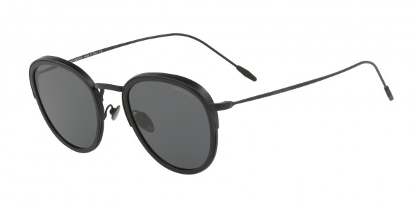 Giorgio Armani AR6068 Sunglasses, 300187 BLACK GREY (BLACK)