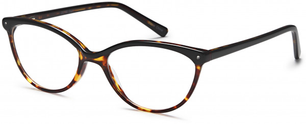 Di Caprio DC166 Eyeglasses, Black Tortoise