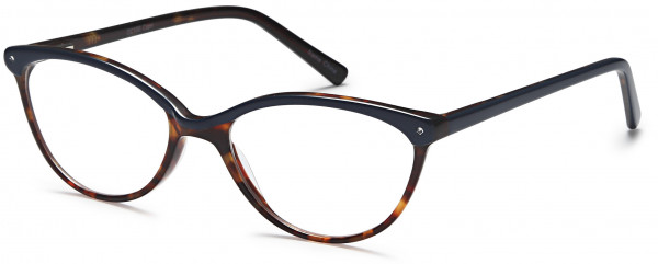 Di Caprio DC166 Eyeglasses, Blue Demi