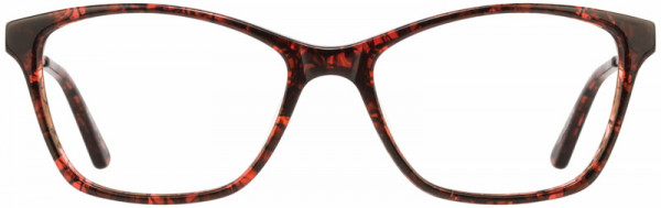Cinzia Designs CIN-5079 Eyeglasses, 3 - Ruby / Black