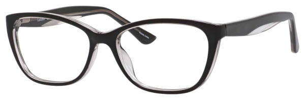 Enhance EN4026 Eyeglasses, Black/Crystal