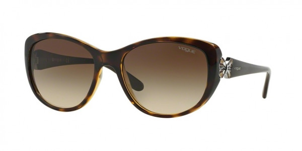 Vogue VO2944S Sunglasses, W65613 DARK HAVANA (HAVANA)