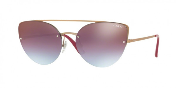 Vogue VO4074S Sunglasses, 5075H7 MATTE LIGHT PINK GOLD (PINK)