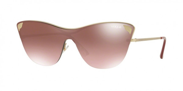 Vogue VO4079S Sunglasses, 848/H8 MATTE PALE GOLD (GOLD)