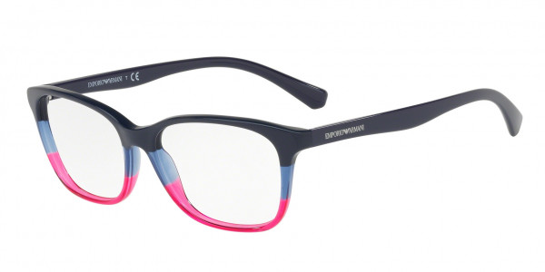 Emporio Armani EA3126 Eyeglasses, 5633 VIOLET/BLUE/STRAWBERRY (PURPLE/REDDISH)
