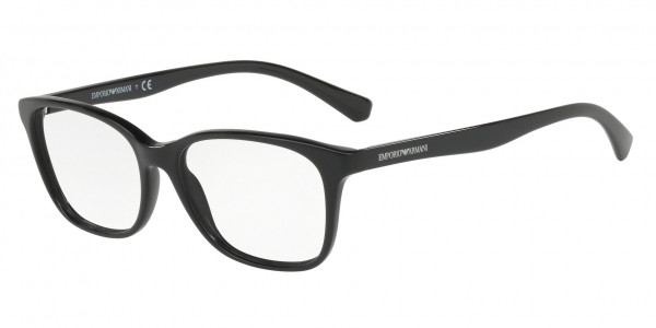 Emporio Armani EA3126F Eyeglasses, 5001 BLACK (BLACK)