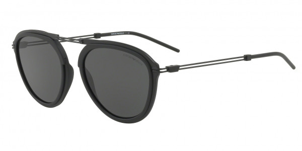 Emporio Armani EA2056 Sunglasses, 300187 MATTE BLACK (BLACK)