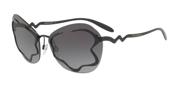 Emporio Armani EA2060 Sunglasses, 30148G BLACK GREY GRADIENT (BLACK)