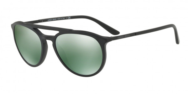Giorgio Armani AR8105F Sunglasses, 50426R MATTE BLACK (BLACK)