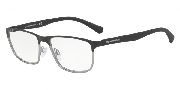 Emporio Armani EA1071 Eyeglasses, 3194 MT METAL BLACK/MT GUNMET (BLACK)