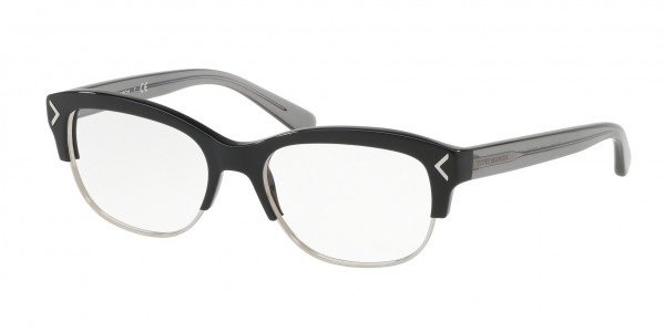 Tory Burch TY2083 Eyeglasses, 1390 BLACK/SILVER