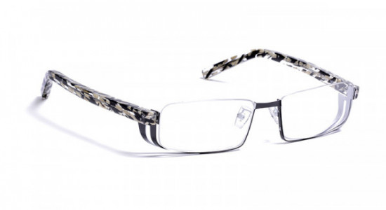 J.F. Rey JF2813 Eyeglasses, JF2813 0010 BLACK/WHITE (0010)