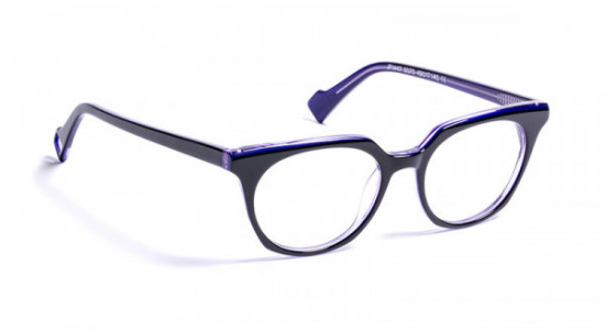 J.F. Rey JF1447 Eyeglasses, BLACK/PURPLE (0070)
