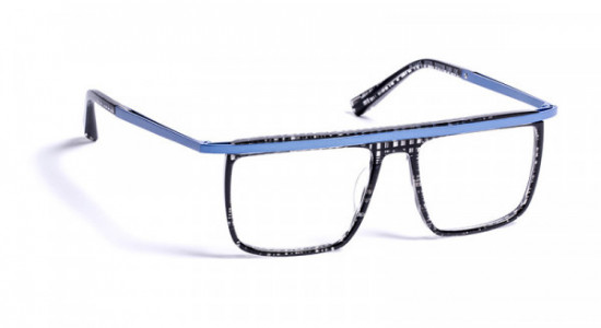 J.F. Rey JF1445 Eyeglasses, BLACK/BLUE (0025)