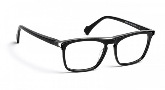 J.F. Rey JF1438 Eyeglasses, BLACK/ANTIC SILVER (0910)