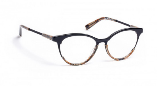 J.F. Rey JF1430 Eyeglasses, BROWN LACE/BLACK (9560)