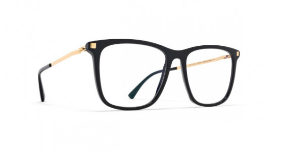 Mykita JOVVA Eyeglasses, C6 BLACK/GLOSSY GOLD
