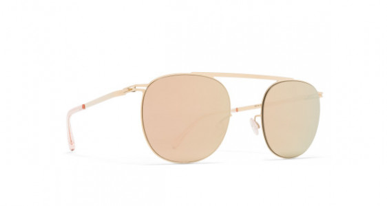 Mykita ERLING Sunglasses, CHAMPAGNE GOLD - LENS: CHAMPAGNE GOLD