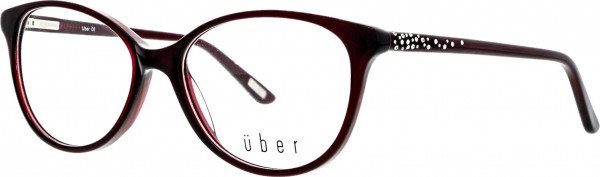 Uber Fusion Eyeglasses, Burgundy (no longer available)